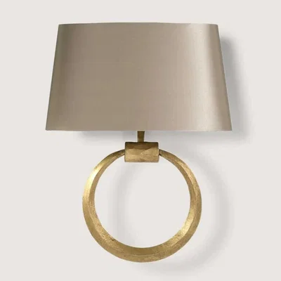 Tobias Oliver Porta Romana I Ring Bathroom Wall Light | French Brass