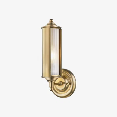 Tobias Oliver Hudson Valley I Classic No 1 Wall light I Aged Brass