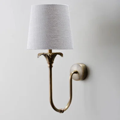 Tobias Oliver Porta Romana I Edith Wall Light | Old English Brass