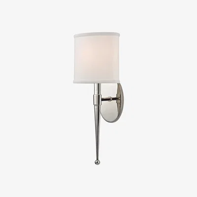 Tobias Oliver Hudson Valley I Madison Wall Sconce I Polished Nickel