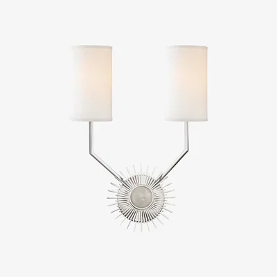 Tobias Oliver Hudson Valley | Borland Wall Light | Polished Nickel