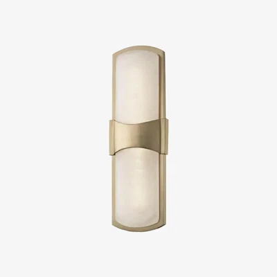 Tobias Oliver Hudson Valley I Valencia Wall Sconce I Small I Aged Brass