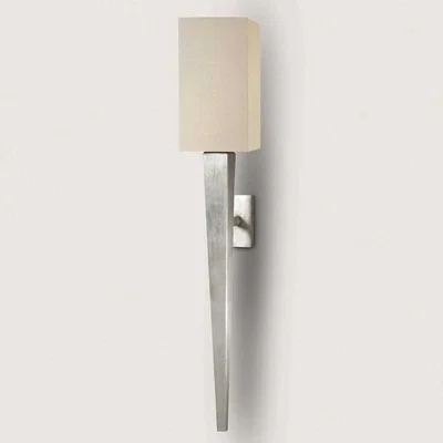 Tobias Oliver Porta Romana | Tapering Wall Light Small | Burnished Silver