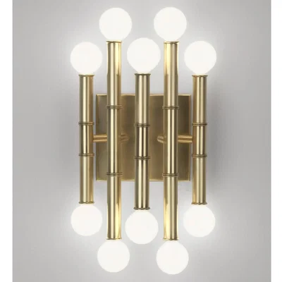 Tobias Oliver Jonathan Adler I Meurice Five Arms Sconces I Brass