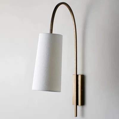 Tobias Oliver Porta Romana | Willow Wall Light | French Brass