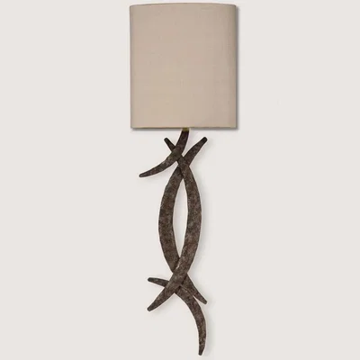 Tobias Oliver Porta Romana I Miro Wall Light | Bright Gold | Burnt Silver