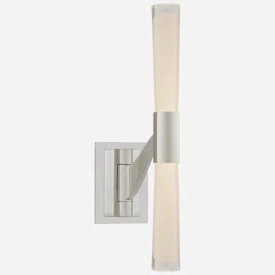 Tobias Oliver AERIN | Brenta Single Wall Light | Polished Nickel