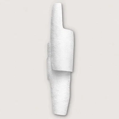 Tobias Oliver Porta Romana | Neolith Wall Light | Stucco Plaster White