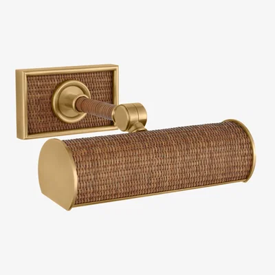 Tobias Oliver Visual Comfort | Halwell 8 Picture Light | Antique Brass