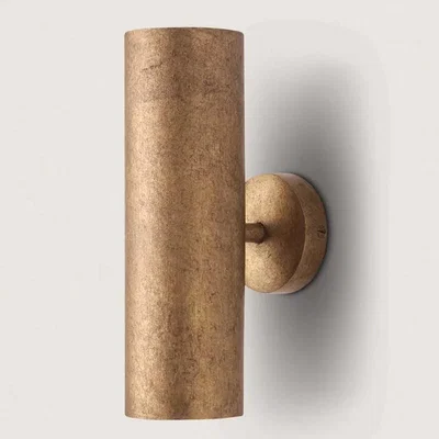 Tobias Oliver Porta Romana | Pillar Wall Light | French Brass