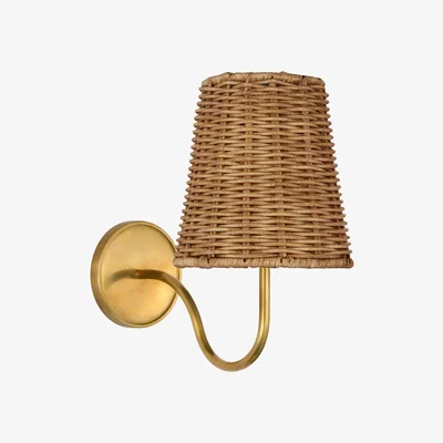 Tobias Oliver Visual Comfort | Lyndsie Small Sconce | Antique Brass