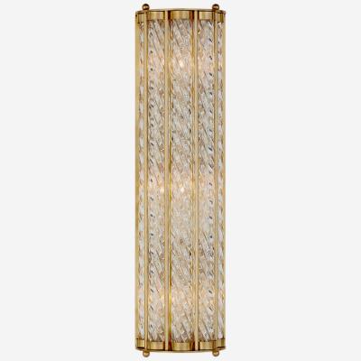 Tobias Oliver AERIN | Eaton Linear Wall Light | Antique Brass