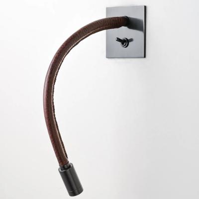 Tobias Oliver Porta Romana | Huxley Jordan Wall Light Large | Bronze with Chocolate