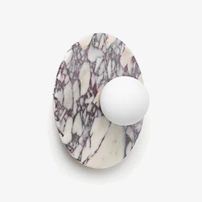 Westwing Calacatta Viola Marble Wall and Ceiling Lamp Cehlani