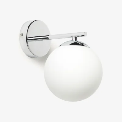 Westwing Opal Glass Wall Lamp Atlanta