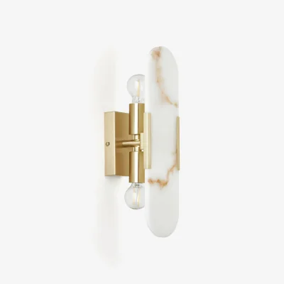 Westwing Marble Effect Wall Lamp Galene