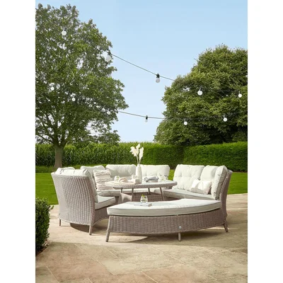 Cox and Cox NEW Hatfield Curved Modular Dining Set