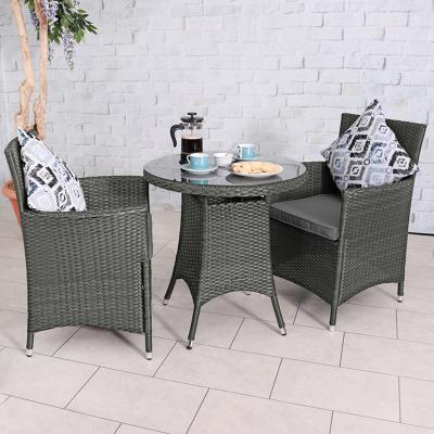 Dunelm Nevada Bistro Set Grey