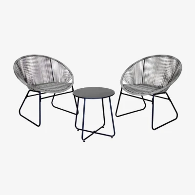 Dunelm Charles Bentley Zanzibar Tea for Two Bistro Set