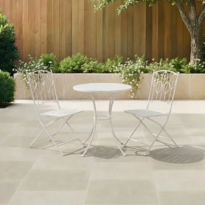 Dunelm Rustic Leaf Metal Bistro Set