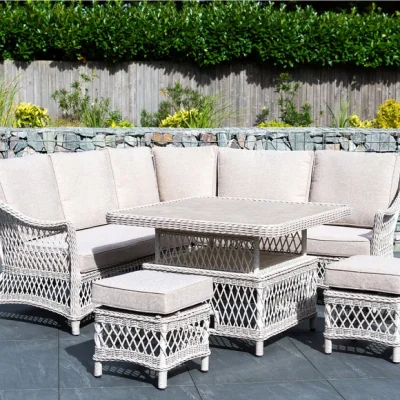 Dunelm Norfolk Leisure Cotswold 4 Seat Round Dining Set