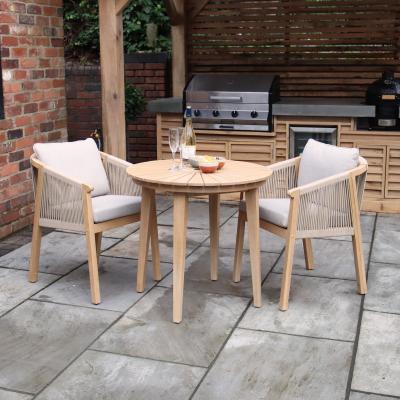 Dunelm Roma Bistro Set Natural