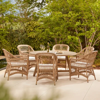 Gardenesque Arlington 6 Seater | Round Dining Set