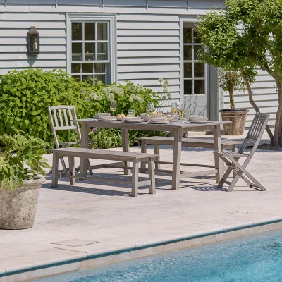 Gardenesque Repton Classic Wooden | Garden Dining Set - 8 Seater