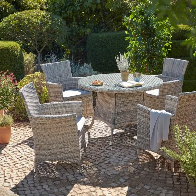Homebase Florence 4 Seater Garden Dining Set