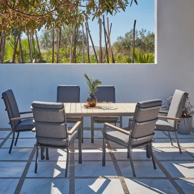 Homebase Adelaide 6 Seater Garden Dining Set