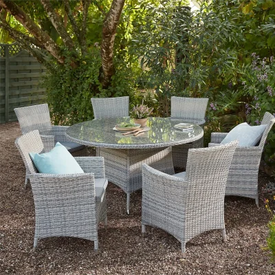 Homebase Florence 6 Seater Garden Dining Set