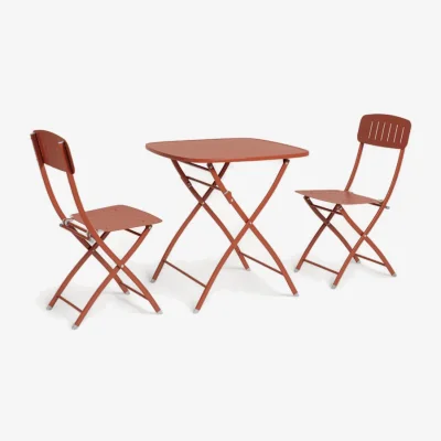 Marks & Spencer Royalcraft Venice Square Bistro Set 70cm x 70xm Orange