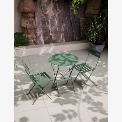 Marks & Spencer Royalcraft Padstow Folding 2 Seater Bistro Set Green