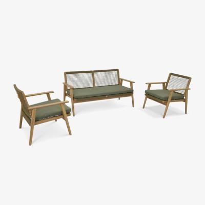 Olivia's Garden Trading Dawlish Sofa Set Olive Green