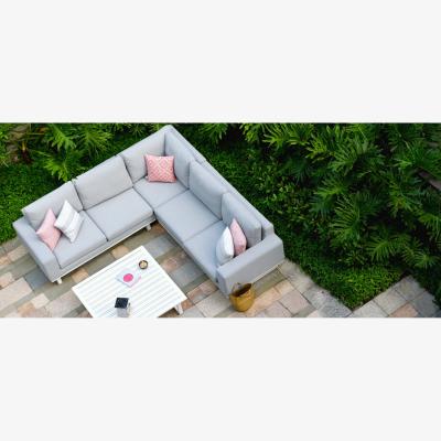 Olivia's Maze Ethos Corner Group Lead Chine Outdoor Furniture Set