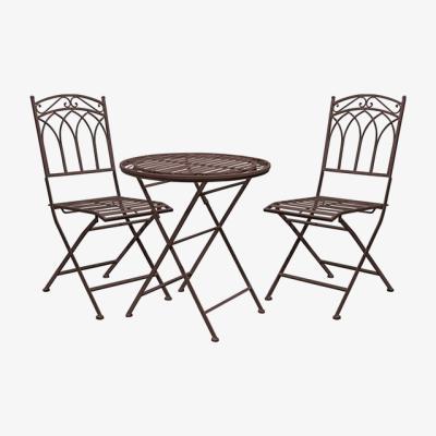 Olivia's Gallery Direct Burano Outdoor Bistro Set / Ember