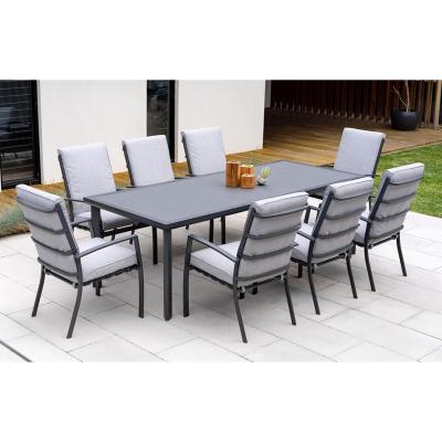 Out & Out Original Rialto – Garden Dining Set – 8 Seats – Grey