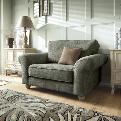 The Range Ingrid Collection Cuddle Chair - Rifle Green
