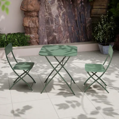 The Range Royalcraft Venice Venice 2 Seater Folding Bistro Set - Moss