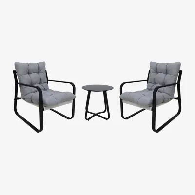 The Range Alivio 3pc Patio Bistro Set - Grey