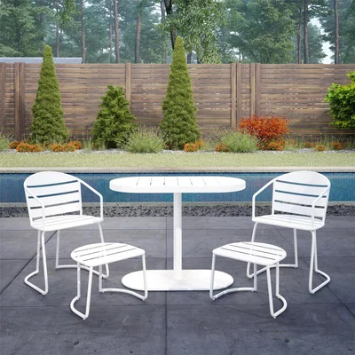 The Range Metro Retro 5PCs Bistro Set - White