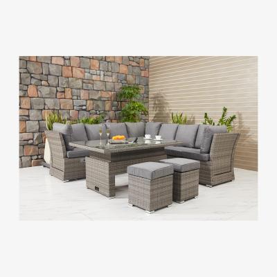 The Range New Hampshire Corner Sofa Dining Set - Grey