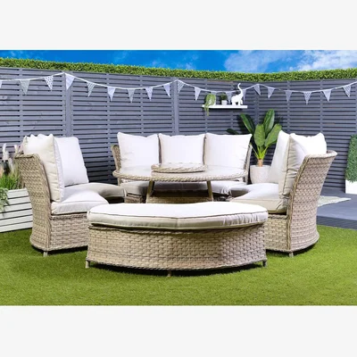 The Range Apollo 5 Piece Round Lounge Set