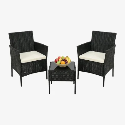 The Range Bistro set - Black
