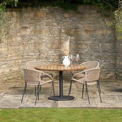 The Range Outdoor 4 Seater Dining Set - Natural