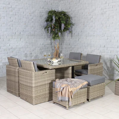 The Range WENTWORTH 8 Seater Cube Set  - Neutral