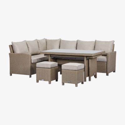The Range Nova Deluxe Left Extending Rattan Corner Set