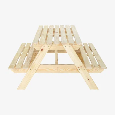 The Range Tramontina Pine Wood Picnic Set - Yellow