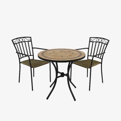 The Range Richmond Bistro Set With Two Modena Chairs