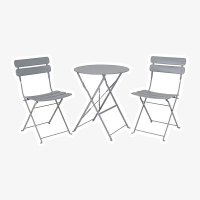 The Range 2 Seater Folding Bistro Set - Grey